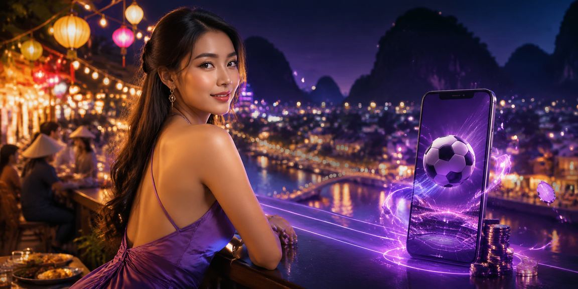 Người chơi tại chợ đêm Ninh Bình nạp tiền nhanh qua MoMo